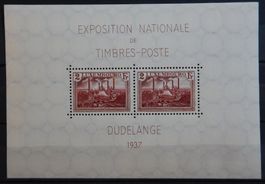 Luxemburg Kat. Block 2 **/* 1937 Kat. 10 Euro