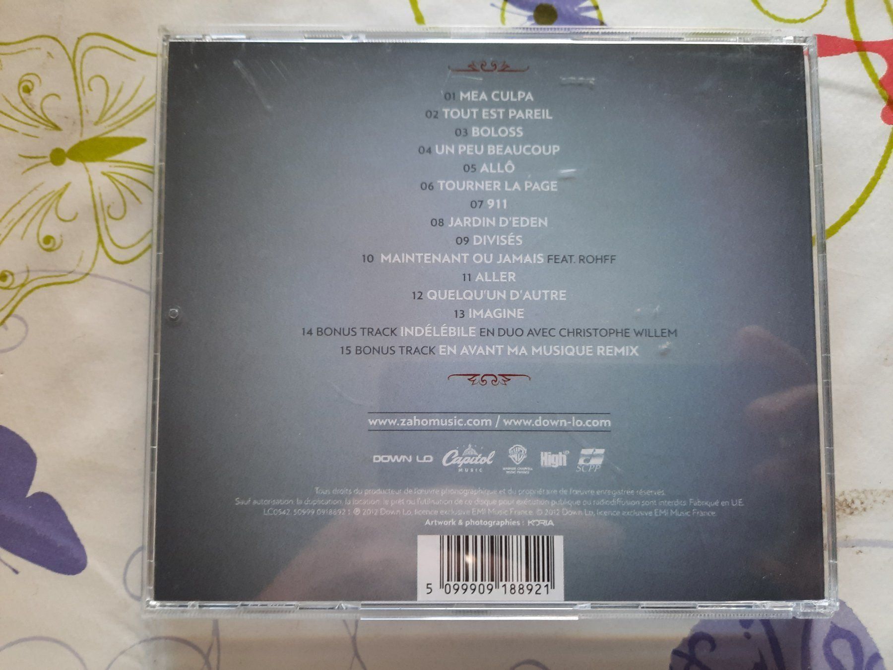 CDs: CD Zaho - Contagieuse – D'occasion à Pully par bro_n52j 1