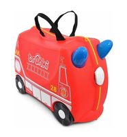 Kinderkoffer Trunki Feuerwehrauto rot neu