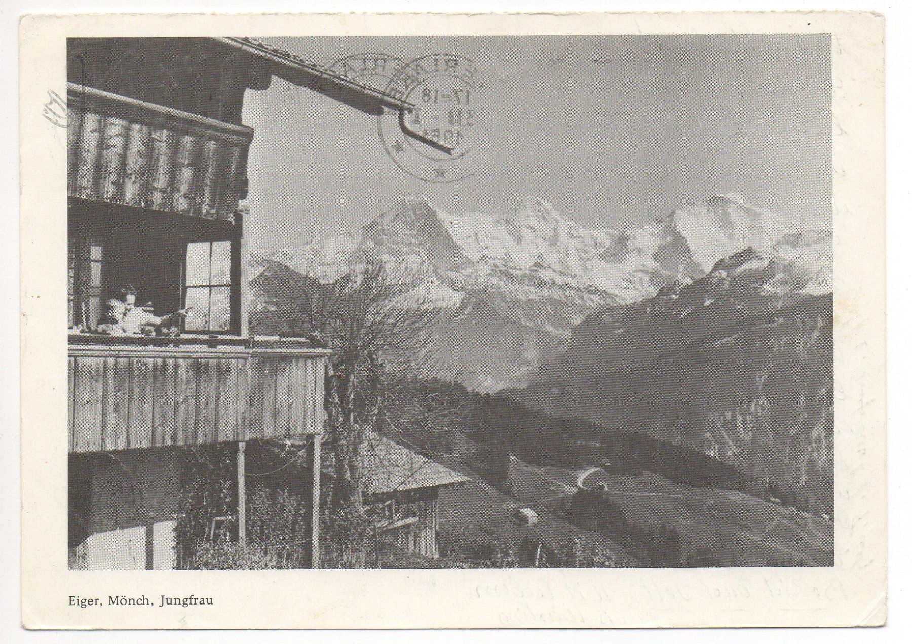 Ansichtskarten: EIGER - MÖNCH - JUNGFRAU – Gebraucht aus Jona von philajona