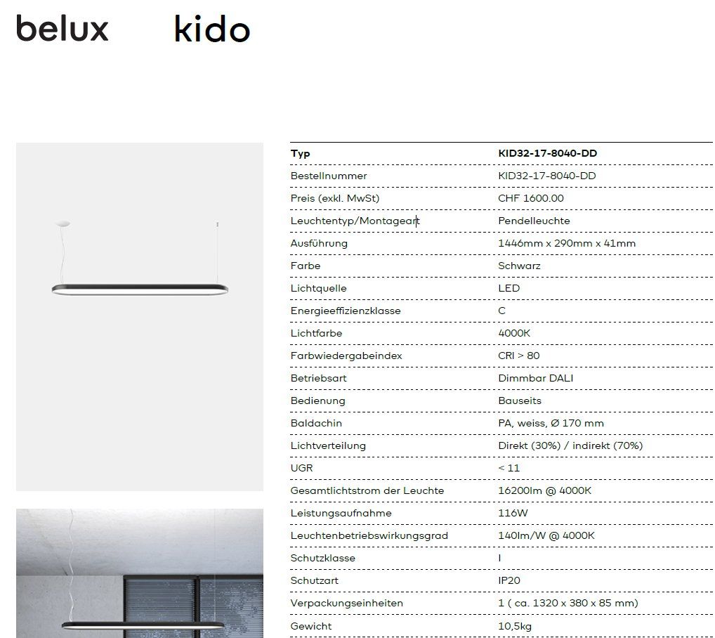 Belux Lampadari & plafoniere: Pendelleuchte belux kido – Usato da Pfäffikon ZH venduto da seviwo 3