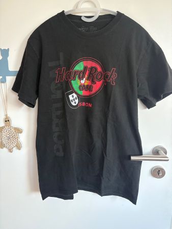🎸 T-shirt Hard Rock Cafe Lisbonne noir – Taille M