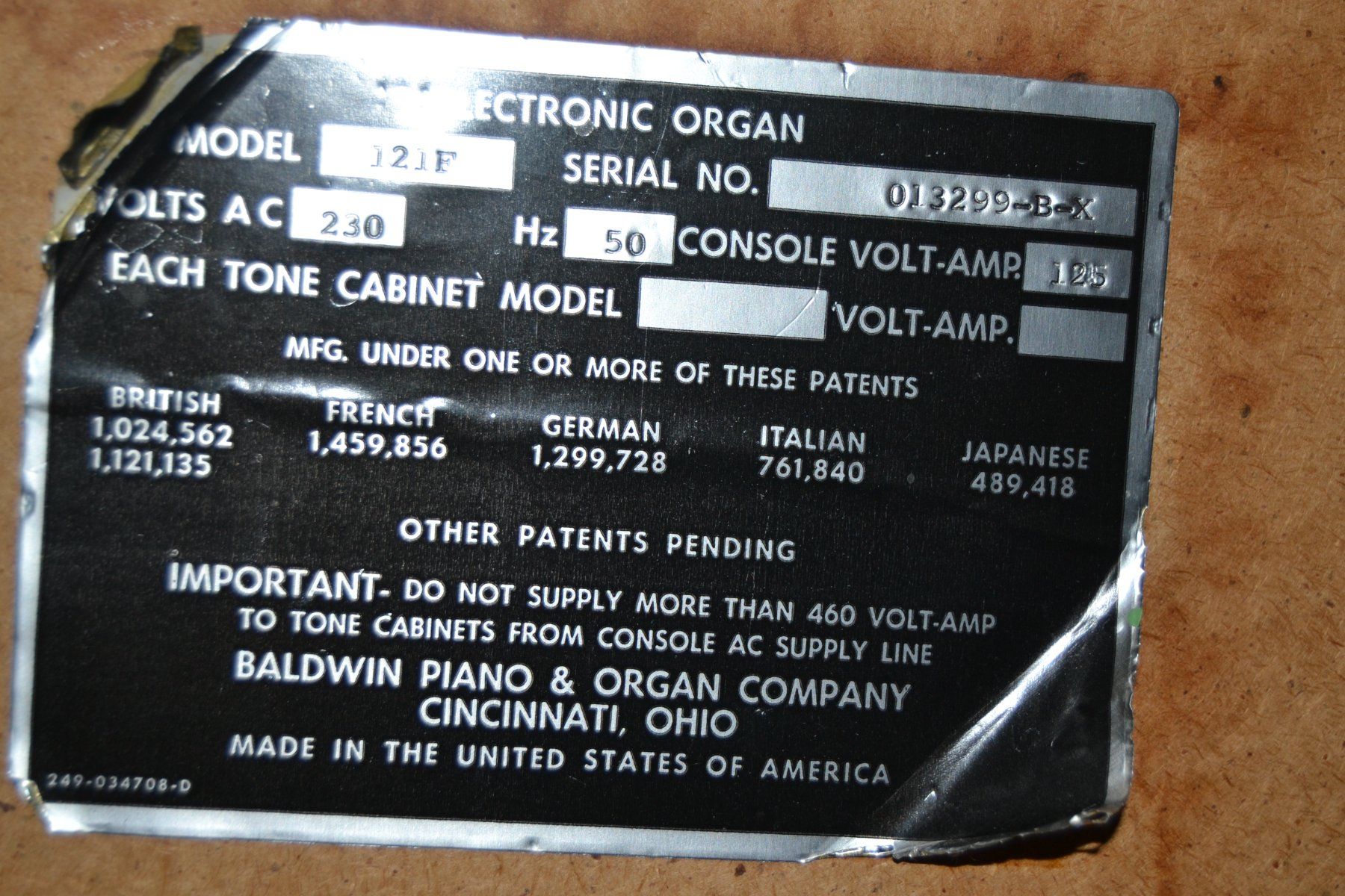 Strumenti musicali: Baldwin Fun Machine – Usato da Wil SG venduto da fanofrio 7