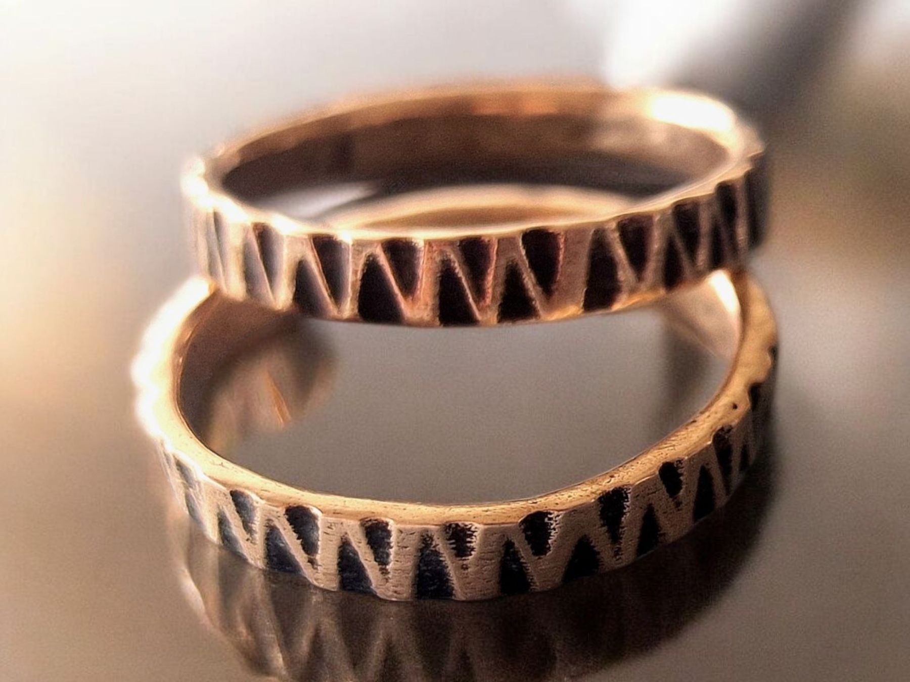 Anelli: Feiner Herrenring,  Bronze, Grösse 63 – Nuovo e nell'imballaggio originale da Aarau venduto da Schmuckhoehle_MD 1