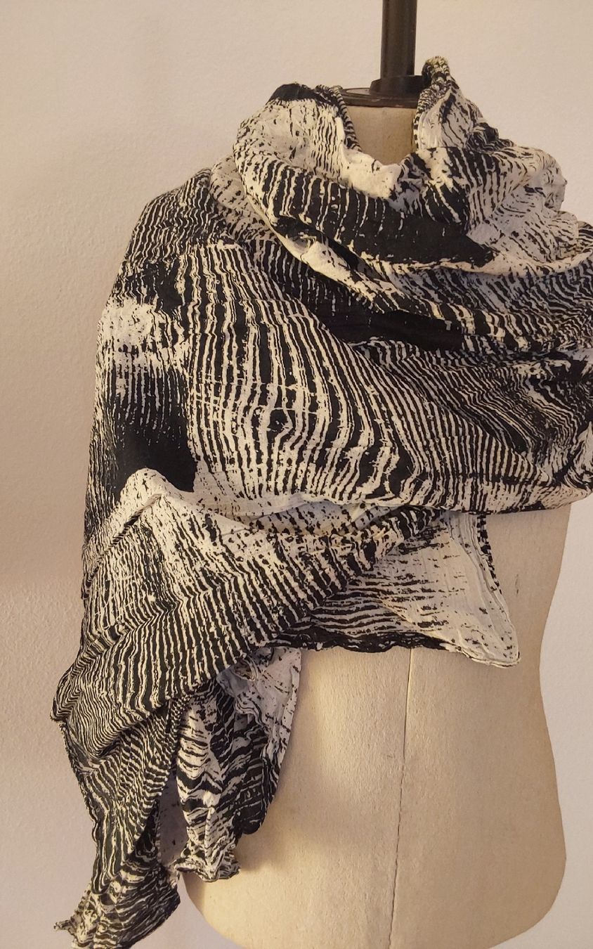Foulard & Sciarpe: Schal Tuch Baumwolle schwarzweiss – Nuovo (secondo la descrizione) da Köniz venduto da scopello12