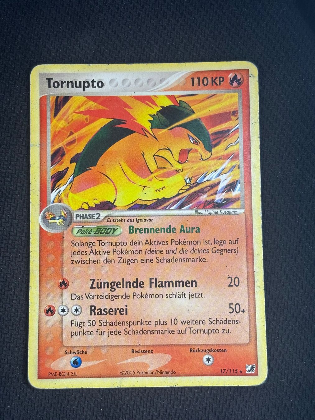 Pokémon Sammelbilder & Trading cards: Pokemon Tornupto 17/101 Rare EX Hidden Legends DE – Gebraucht aus St. Gallen von KantoKarten