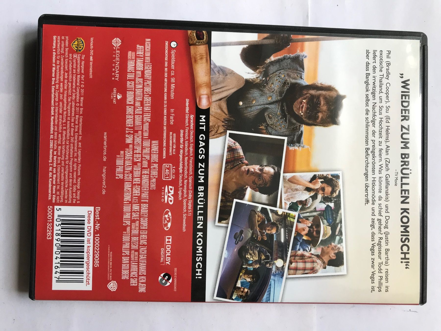 Tutti i DVDs: dvd „hangover 2“ – Usato da liestal venduto da makai05 1