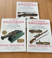 Kessler Waffenauktion 3 Kataloge Jahr 2020