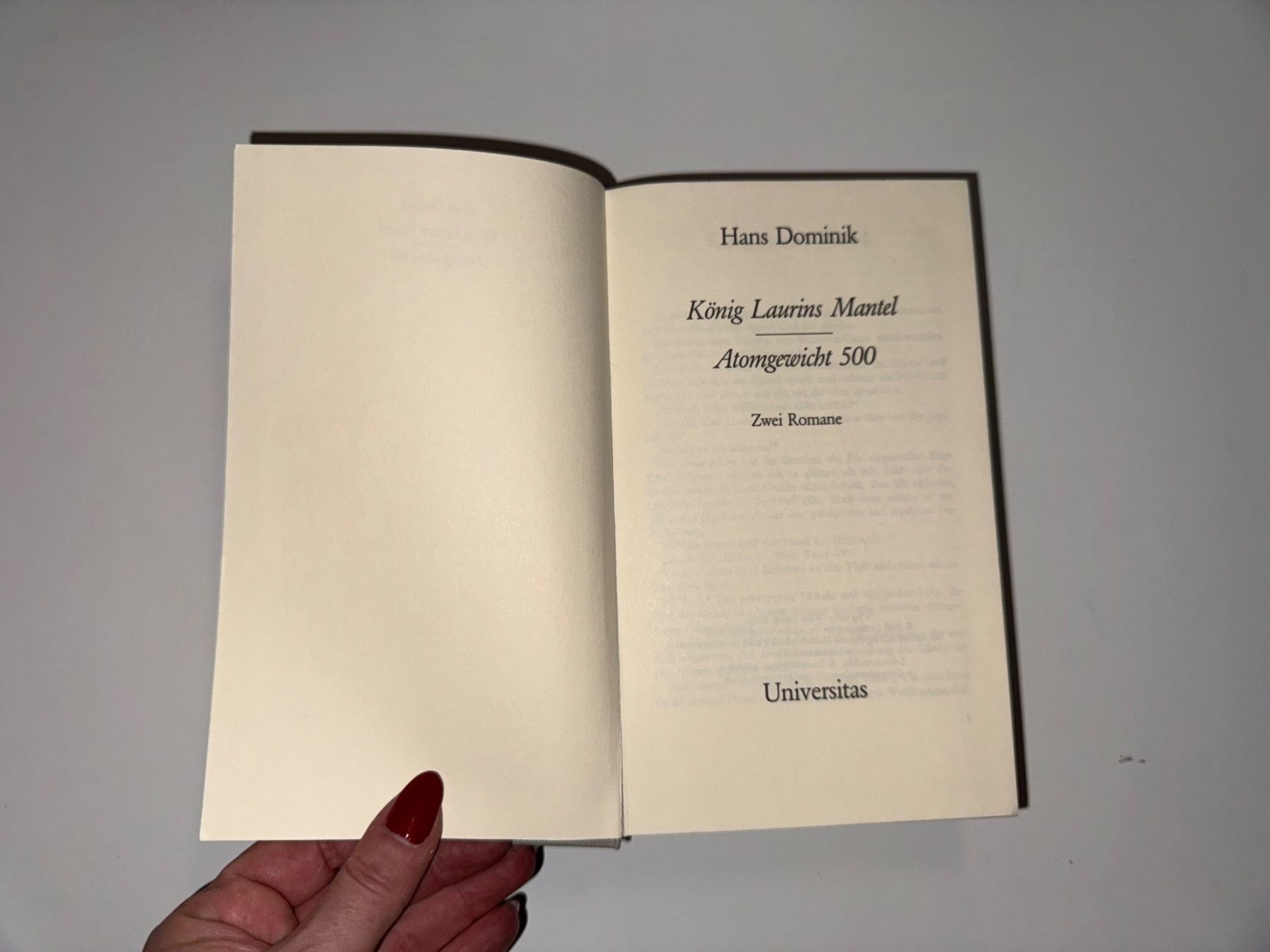 Libri: BUCH: Hans Dominik, Atomgewicht 500 – Usato da Grosswangen venduto da Second_hand_paradise 1