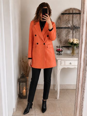 🧡 Veste K-Zell Paris corail – Neuve avec étiquette
