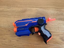 Spielzeug Blaster Nerf Firestrike blau guter Zustand