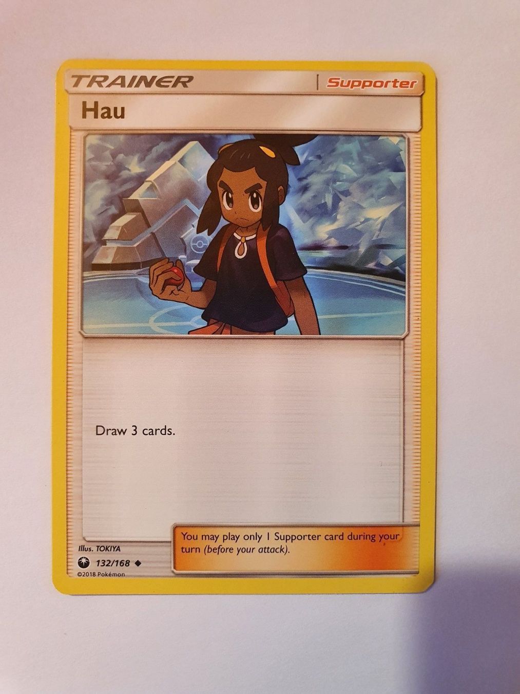Pokémon Sammelbilder & Trading cards: Pokémon Trainer Supporter Hau 2018 – Gebraucht aus Oberdorf BL von BaldenEagle