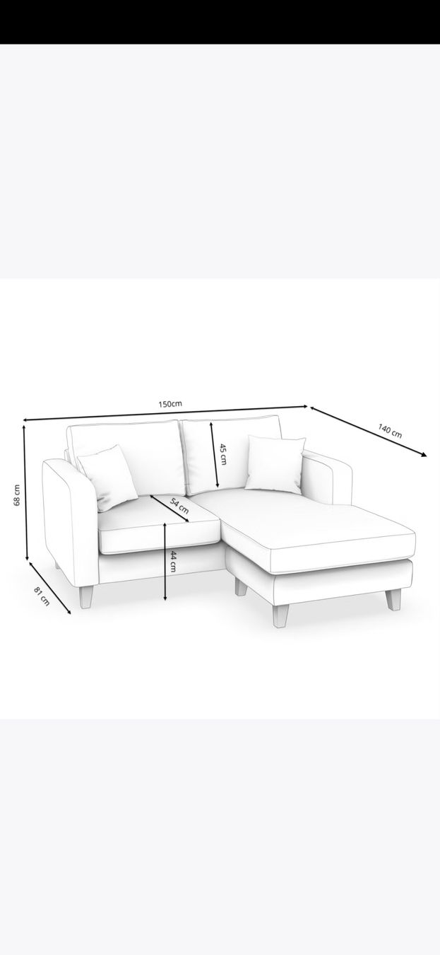 Sofas: Ecksofa NOLAN rechts anthrazit – Neu und originalverpackt aus Therwil von Schaffner99 1