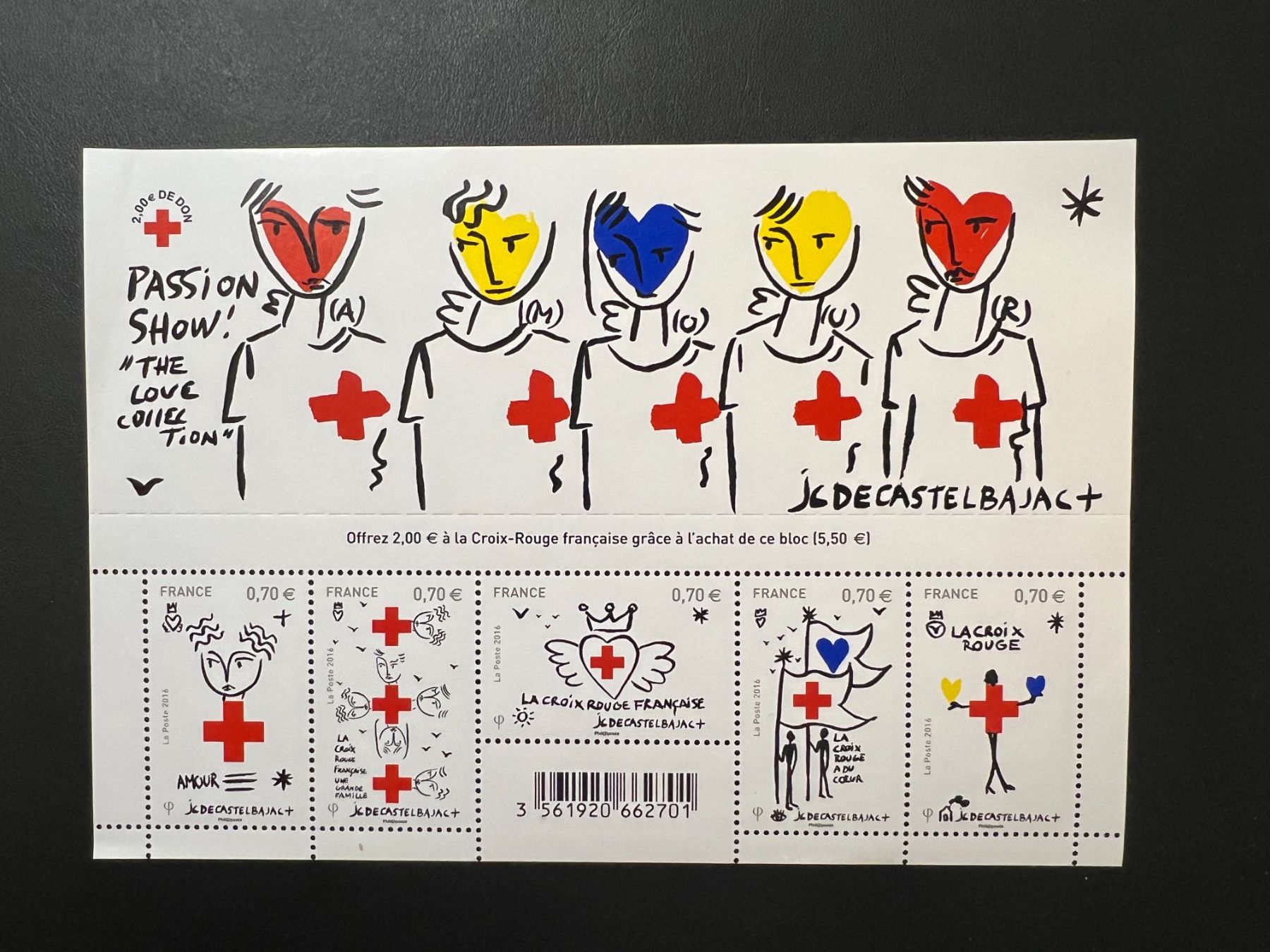 Tutti i francobolli: Bloc Feuillet 2016 Neuf Croix-Rouge** – Nuovo e nell'imballaggio originale da Lausanne venduto da ffhoud