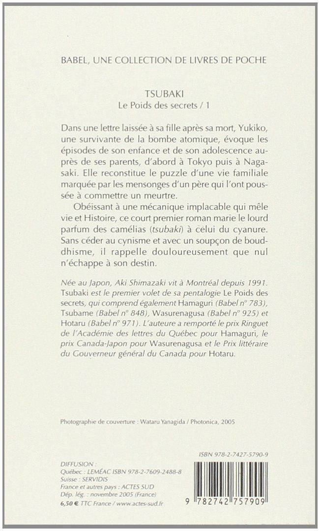Libri: Tsubaki  - Le Poids des secrets 1 – Usato da Neuchâtel venduto da Dualseele 1