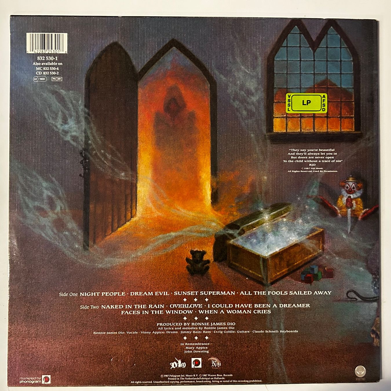 Dischi in vinile: DIO - Dream Evil - LP -  Vinyl! – Usato da Aesch BL venduto da BlueMusicRecords 1