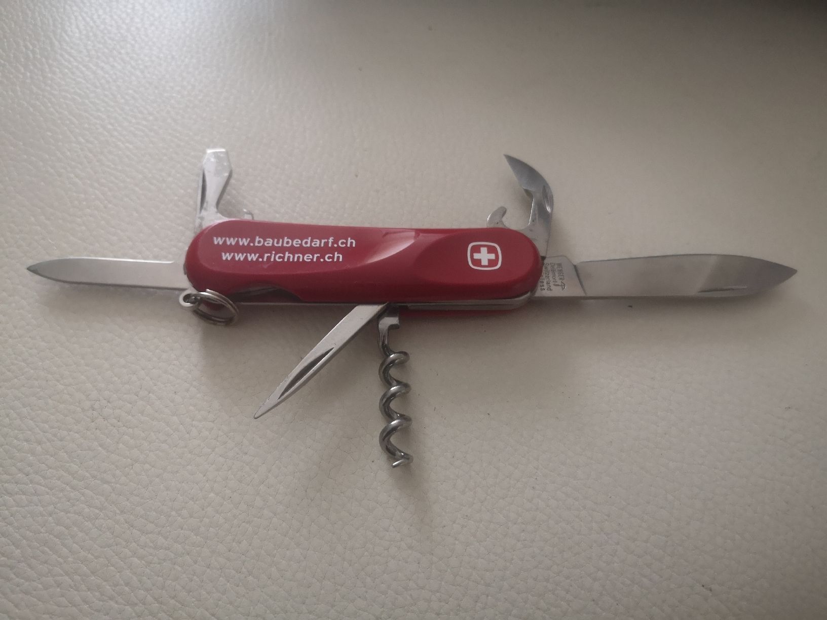 Wenger Coltelli tascabile: Rotes Wenger Evolution Baubedarf - Richner Multitool – Usato da Belp venduto da mar_76s8