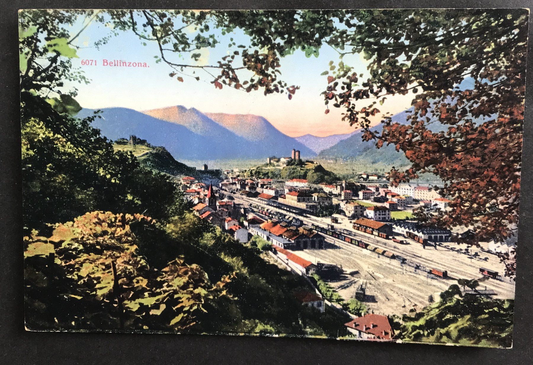 Cartoline postali: BAHNHOF BELLIZONA 1919 – Usato da Ostermundigen venduto da Heavenmaus75