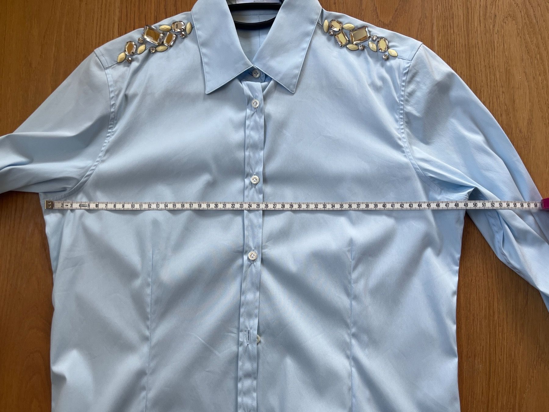 Blusen: AGLINI Shirtmakers Bluse Gr. 42 mit Strass – Gebraucht aus Wädenswil von Iana32 4