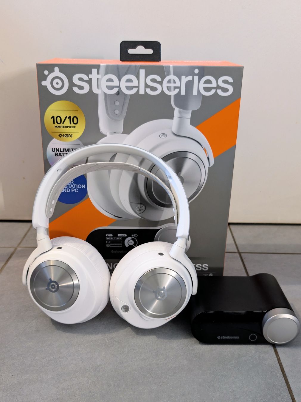 Steelseries Cuffie: SteelSeries Arctis Nova Pro WL Blanc – Usato da Tannay venduto da mika_ch