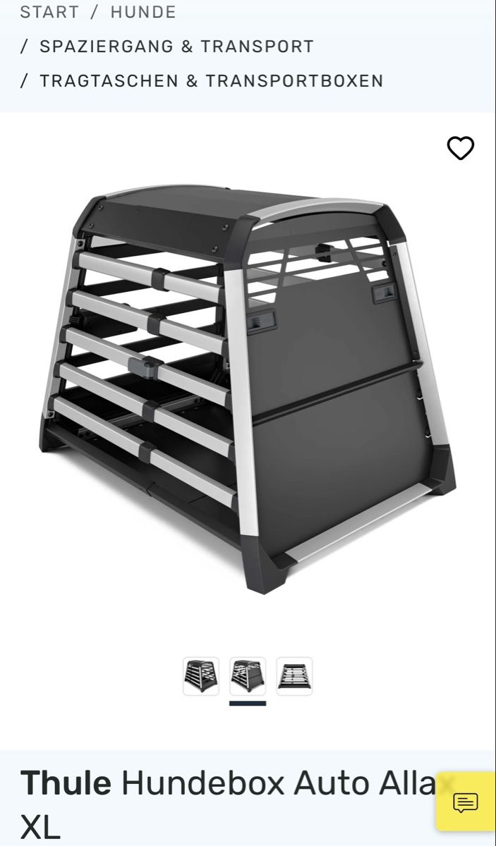 Gabbie, trasporto & Sicurezza: Thule Hundebox Auto Allax XL – Nuovo (secondo la descrizione) da Steinmaur venduto da RJ80 5