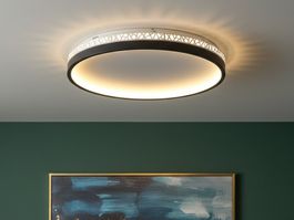 LED Deckenleuchte 30W 30cm, 3000lm, schwarz nicht Dimmbar