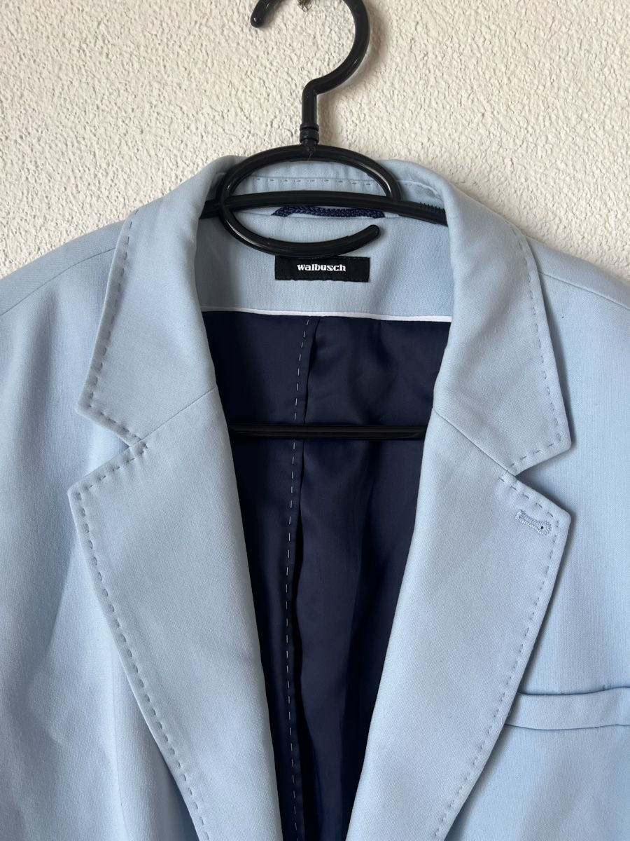 Giacche: Wunderschöner, hellblauer Blazer von Walbusch, Grösse 38 / 4 – Nuovo (secondo la descrizione) da Langenthal venduto da Alperose_5 3