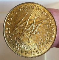CENTRAL AFRICA 10 FRANCS 1983