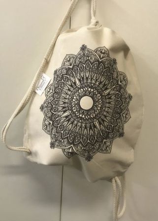 Bag/Turnsack Mandala aus Bio-Baumwolle