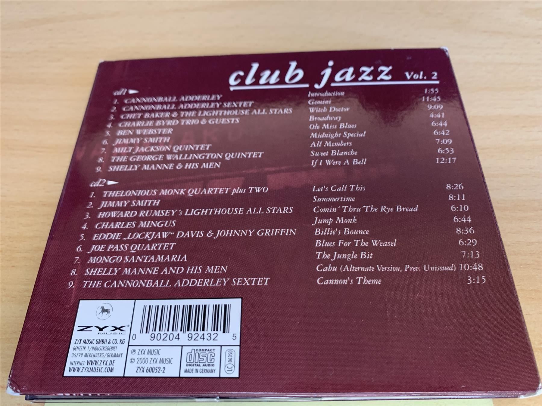 CD: Club Jazz - 2 CD – Usato da Rikon im Tösstal venduto da Alpenmutz 1