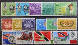 Trinidad und Tobago British Lot mit alten Werten VIII