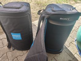 sony lautsprecher srs xp 500 2 stk mit rucksack