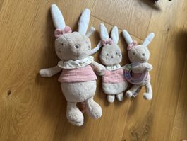 Neu süsses Baby Set: Spieluhr/Musikdose,Knisterhase,Rassel