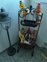 Deko Zwerge Set mit Welcome Schild Hängend Dekoration& Lampe