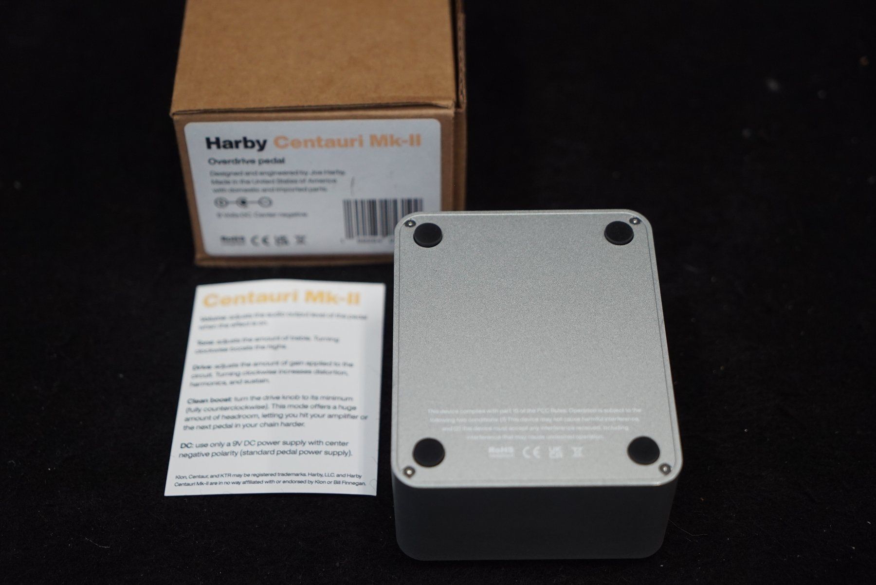 Strumenti musicali: Harby Centauri Mk-II Overdrive Pedal – Usato da Ortschwaben venduto da Musictrade 6