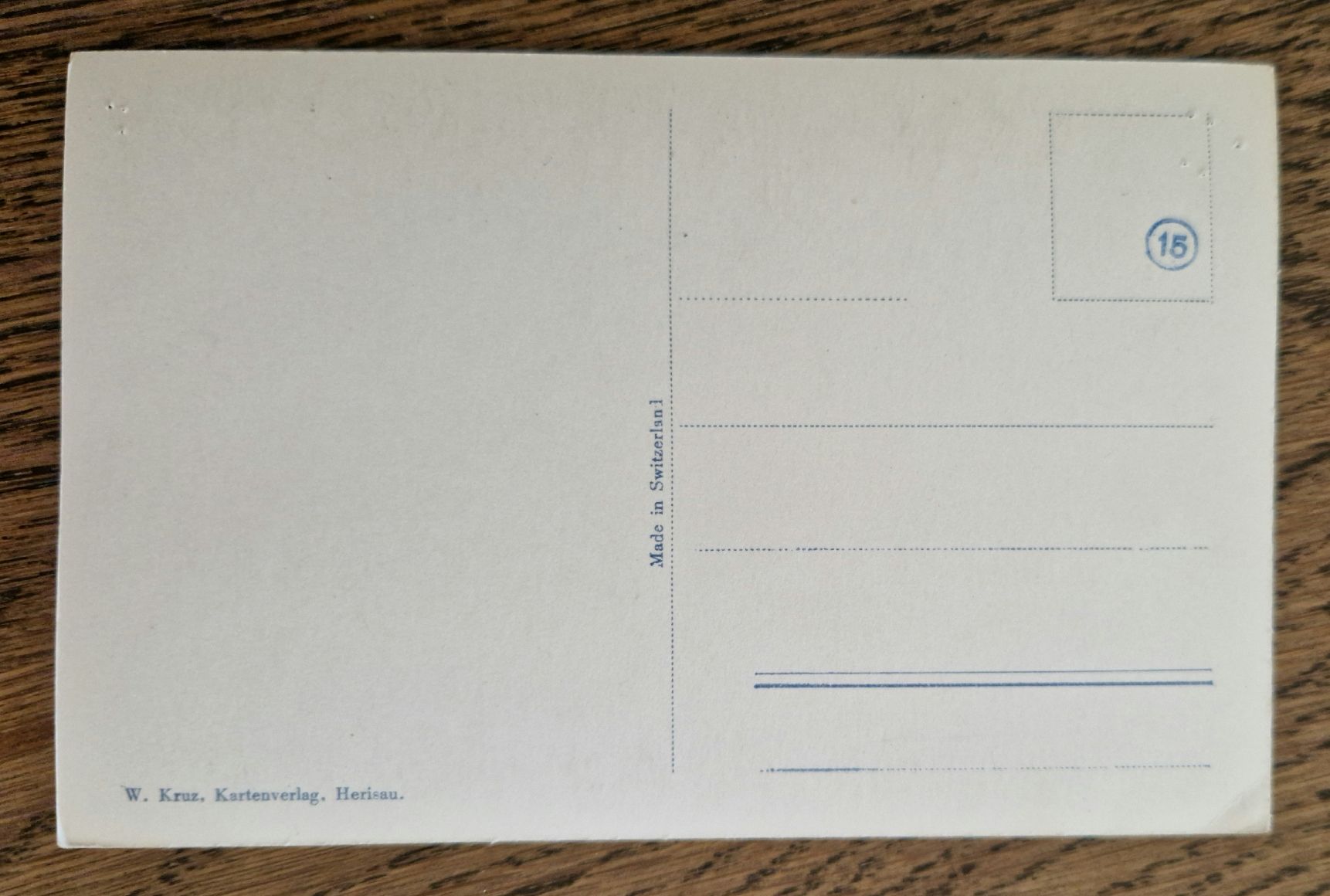 Cartoline postali: Unterwssser m. Stoss, Säntis und Schafberg – Usato da Ebikon venduto da Donar50 1