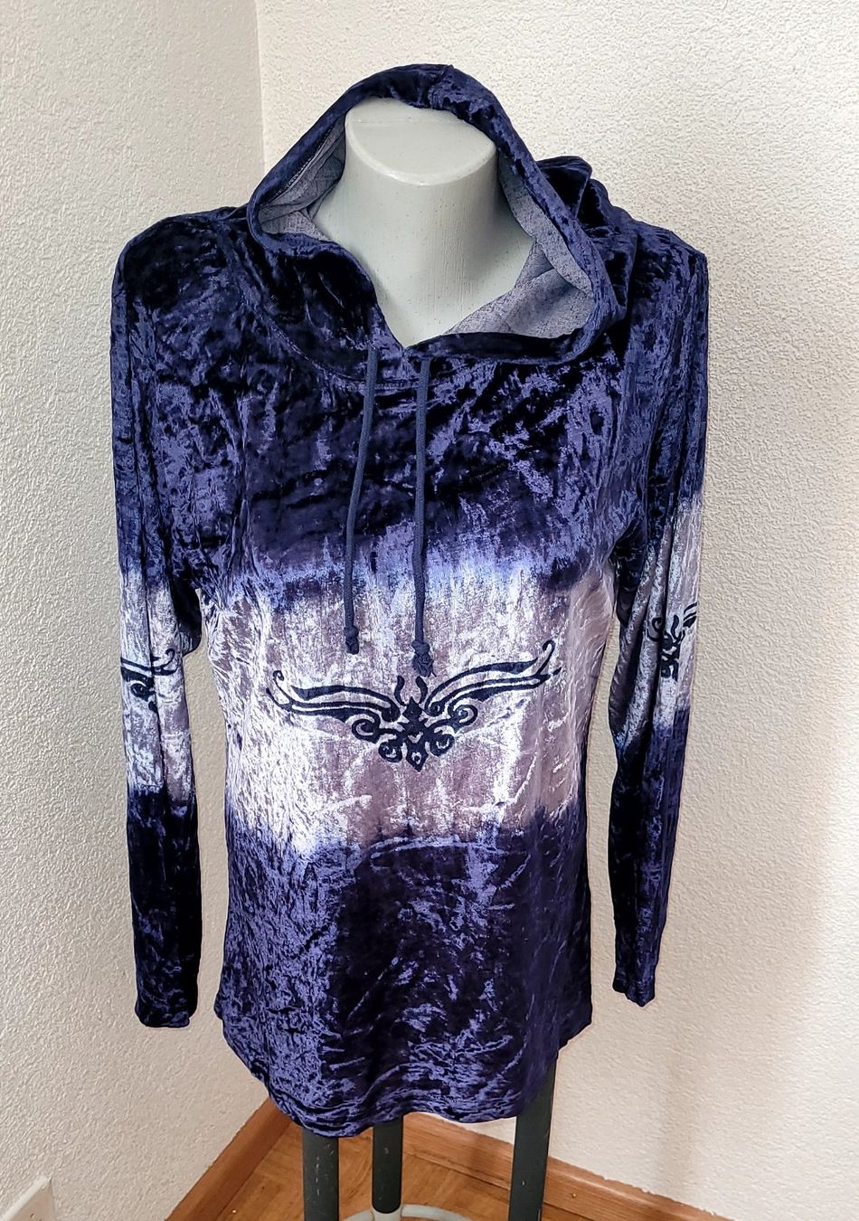 Pullover & Sweatshirts: NEU! Boom Baba Samt Pullover Hoodie Gr. S / M Hippie Boho – Neu und originalverpackt aus Füllinsdorf von Sunnebliemli7