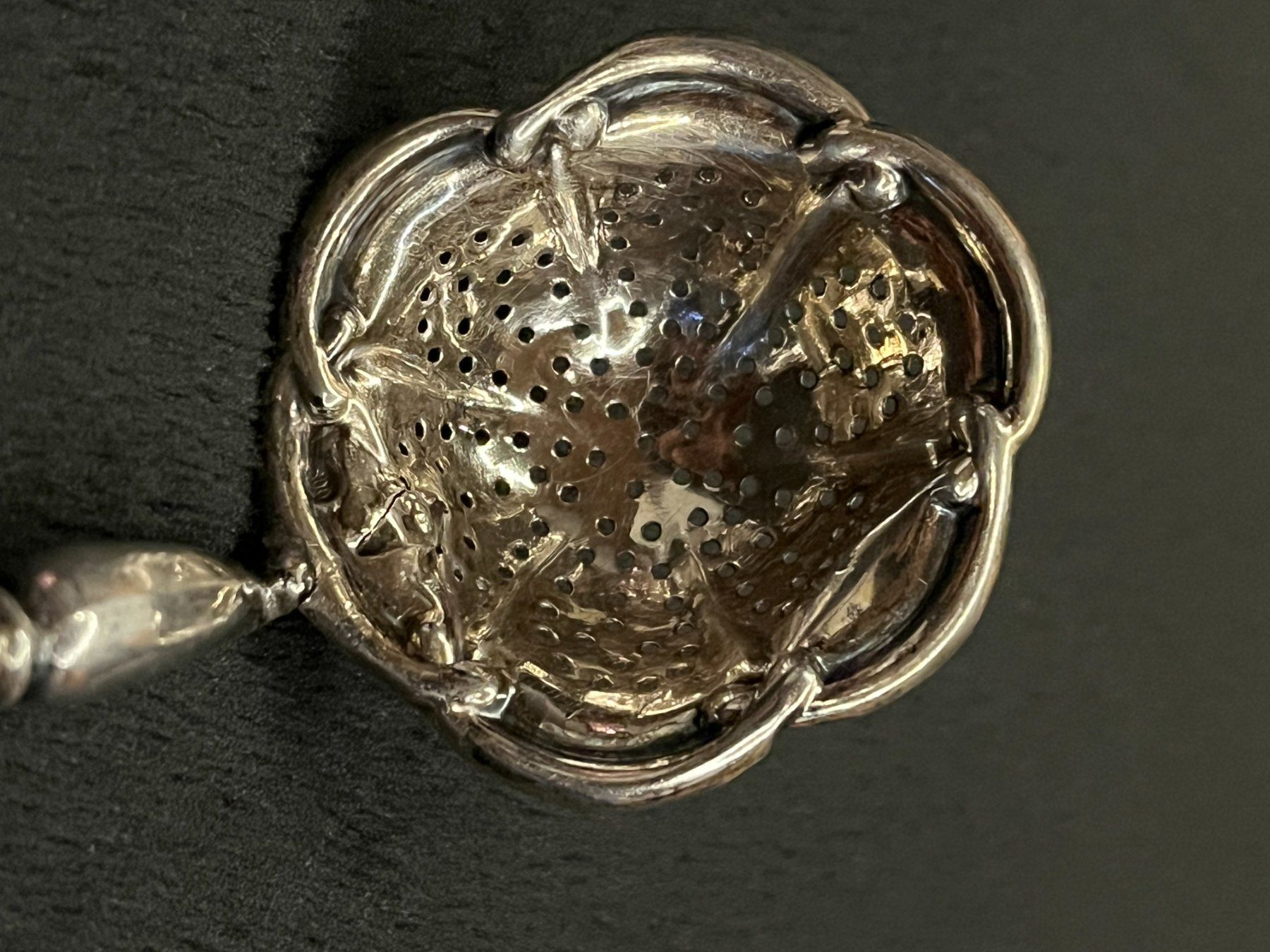 Gabeln: Löffel / Teesieb Silber 800 – Gebraucht aus Bettwiesen von wicking27 2