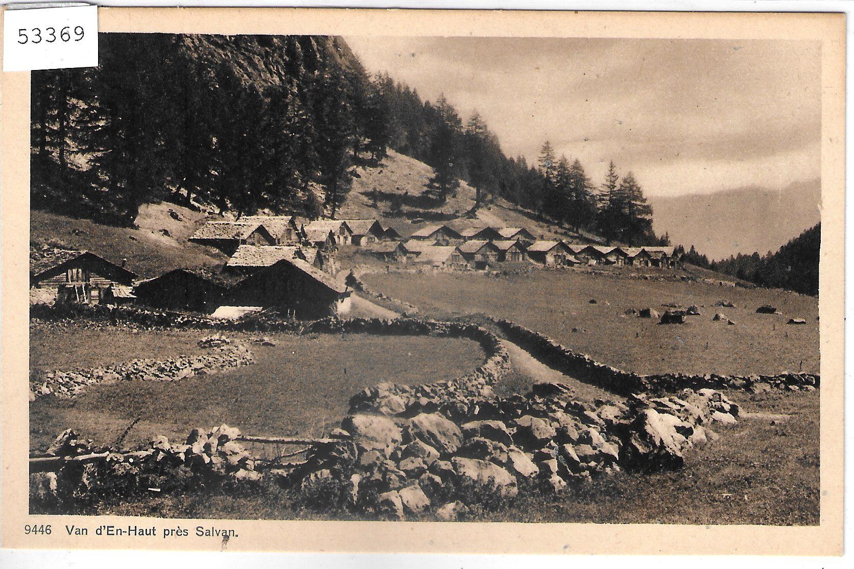 Cartoline postali: Van d'En-Haut pres Salvan – Usato da Ettingen venduto da Kartenplanet