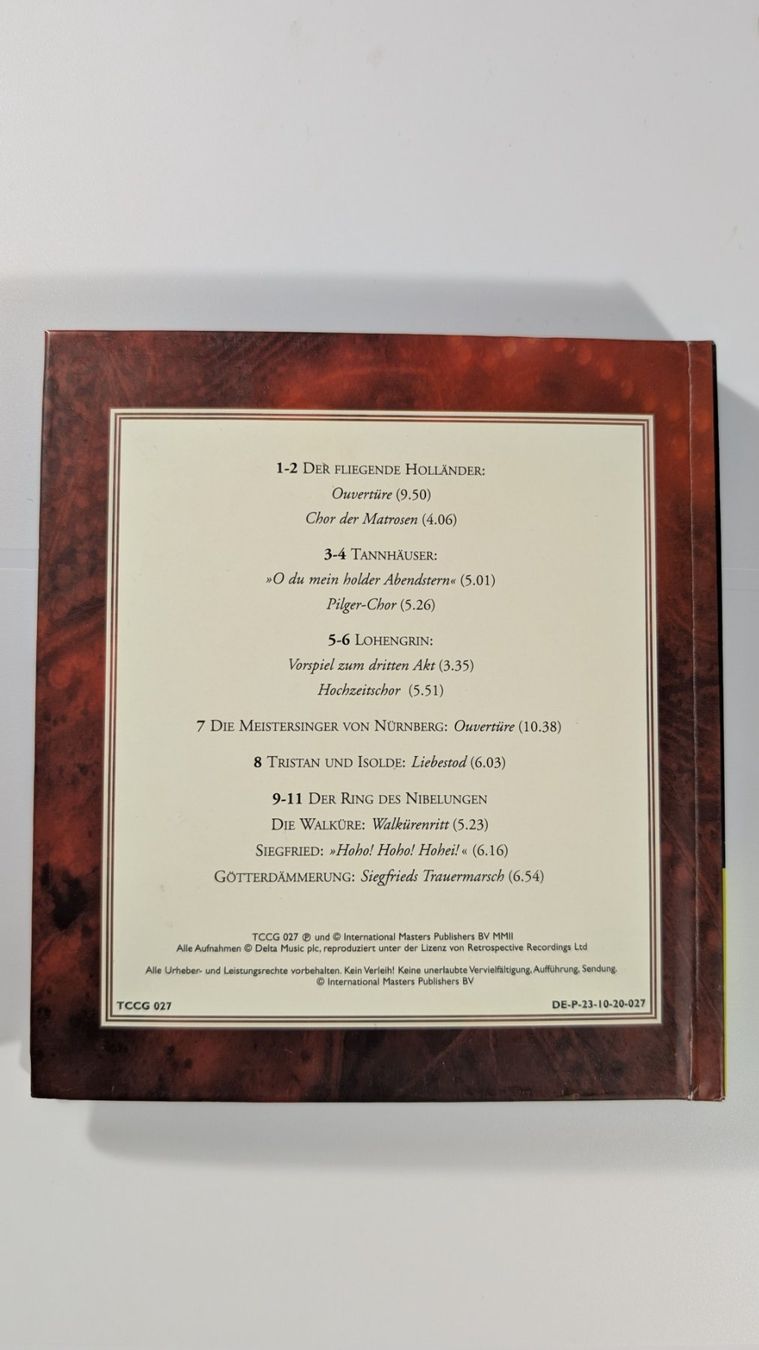 CD: Wagner - Mythen in Musik – Usato da Baar venduto da Arthur_Fooksayk 1