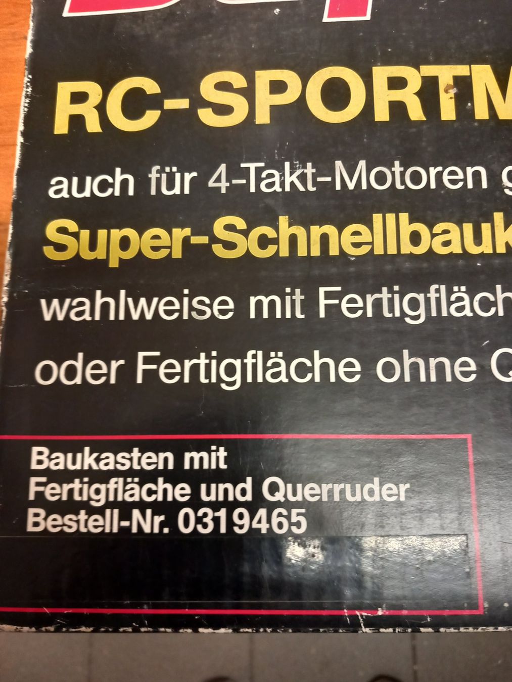 Simprop Modellismo RC: RC Modellflugzeugbaukasten Simprop Super Chart mit Querruder – Nuovo e nell'imballaggio originale da Givisiez venduto da Reiffel 1