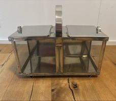 Vitrine für Weihnachtsdekoration, Porzellanfiguren …