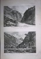 Leventina 2 Originalkupferstiche 1780