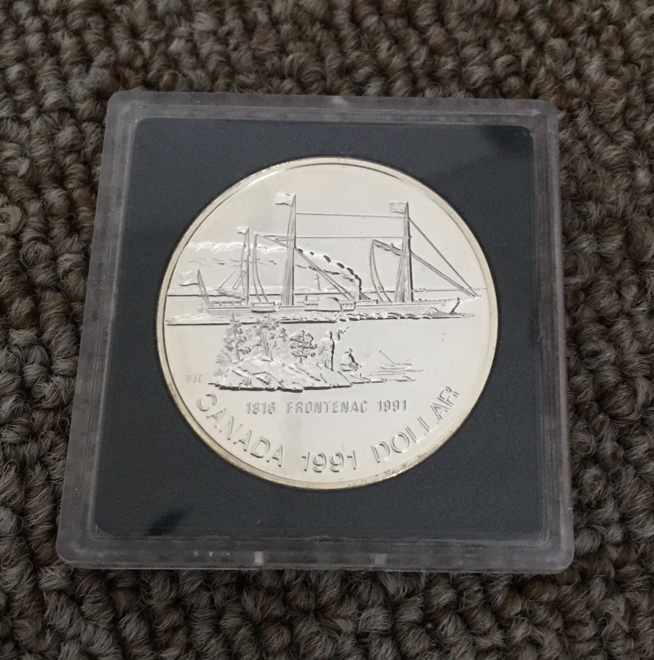 Alle Münzen: Kanadischer Dollar 1991 Frontenac Silber – Neu (gemäss Beschreibung) aus Spiez von Agenda01