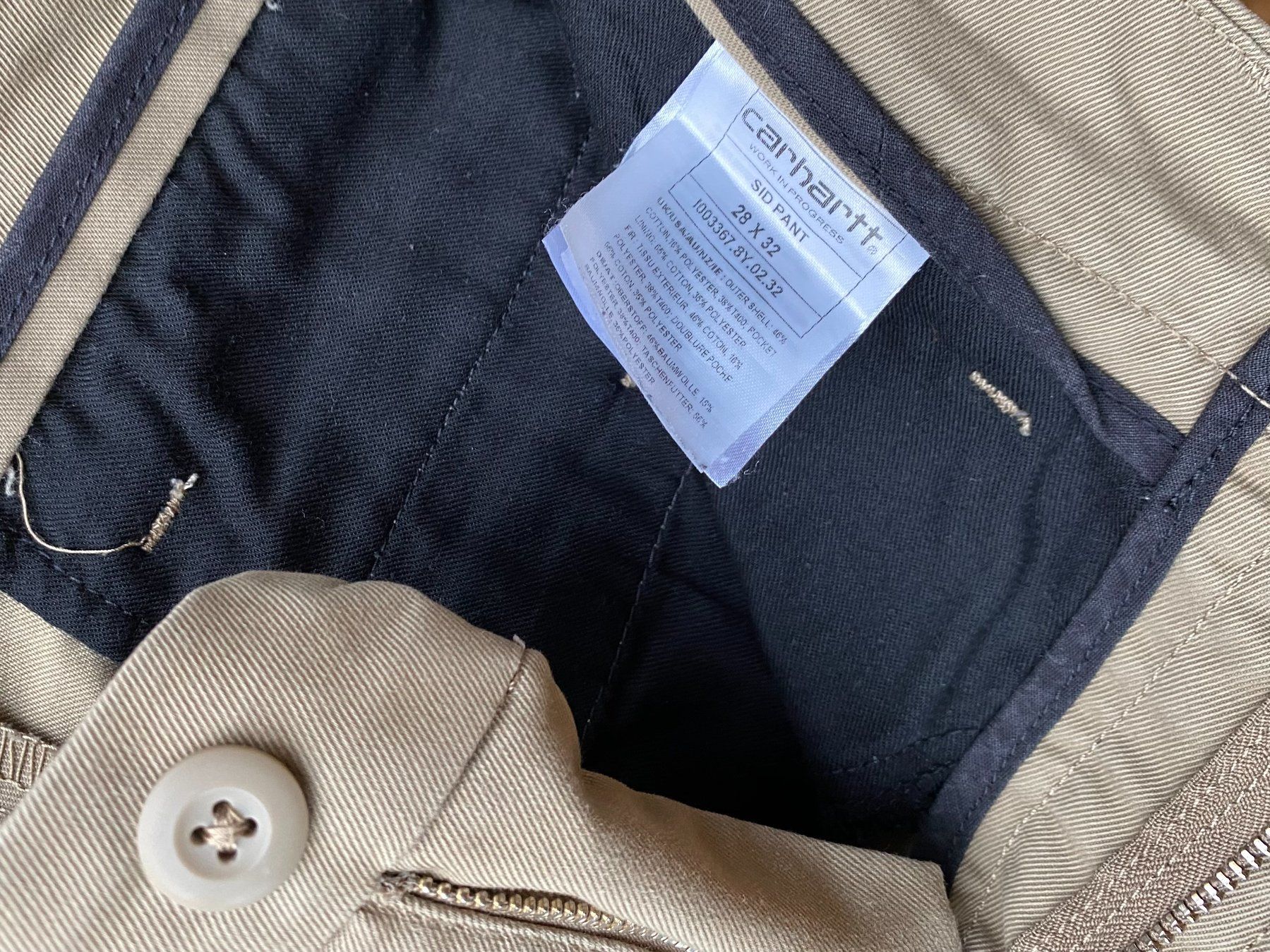 Carhartt Hosen: Chino Carhartt, 28 x 32, beige – Gebraucht aus Zeiningen von Carettacaretta69 2