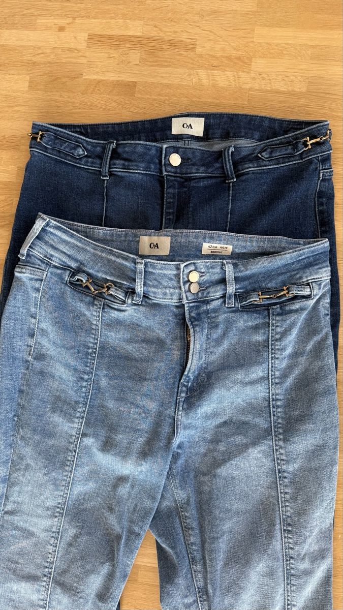 C&A Jeans: Stylische Bootcut Jeans EU gr.42 – Usato da Winterthur venduto da -BeHappy24- 1
