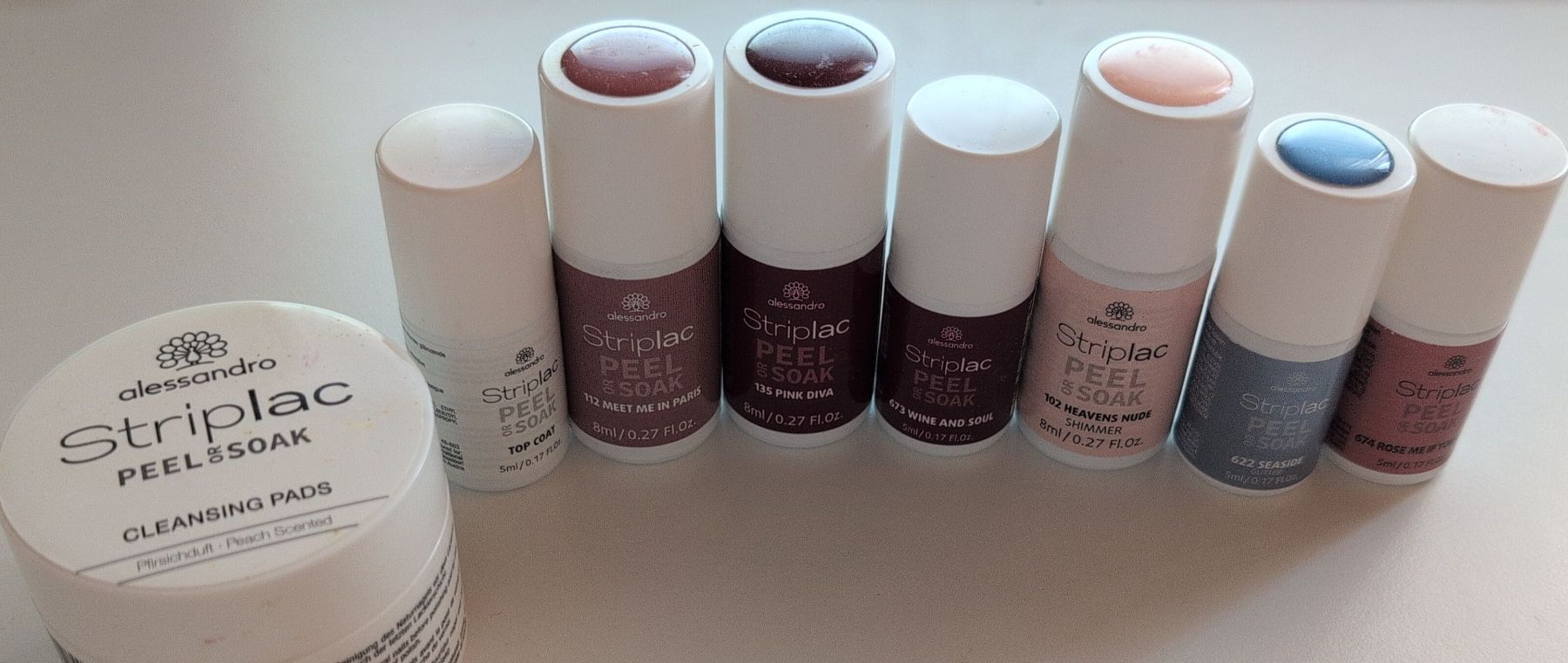 Alessandro Smalto per unghie: Alessandro Striplac Peel or Soak Set mit Farben – Usato da Mümliswil venduto da Sherryli