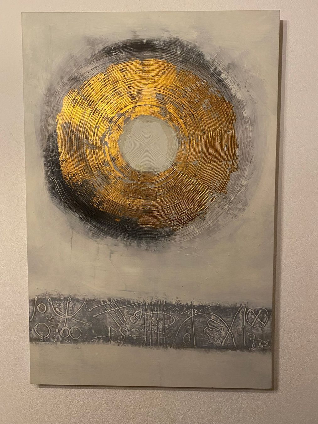 Dipinti: Wunderschönes Gemälde "Golden Circle" 99,5 x 149 cm – Usato da Ortschwaben venduto da DJ_Scotland