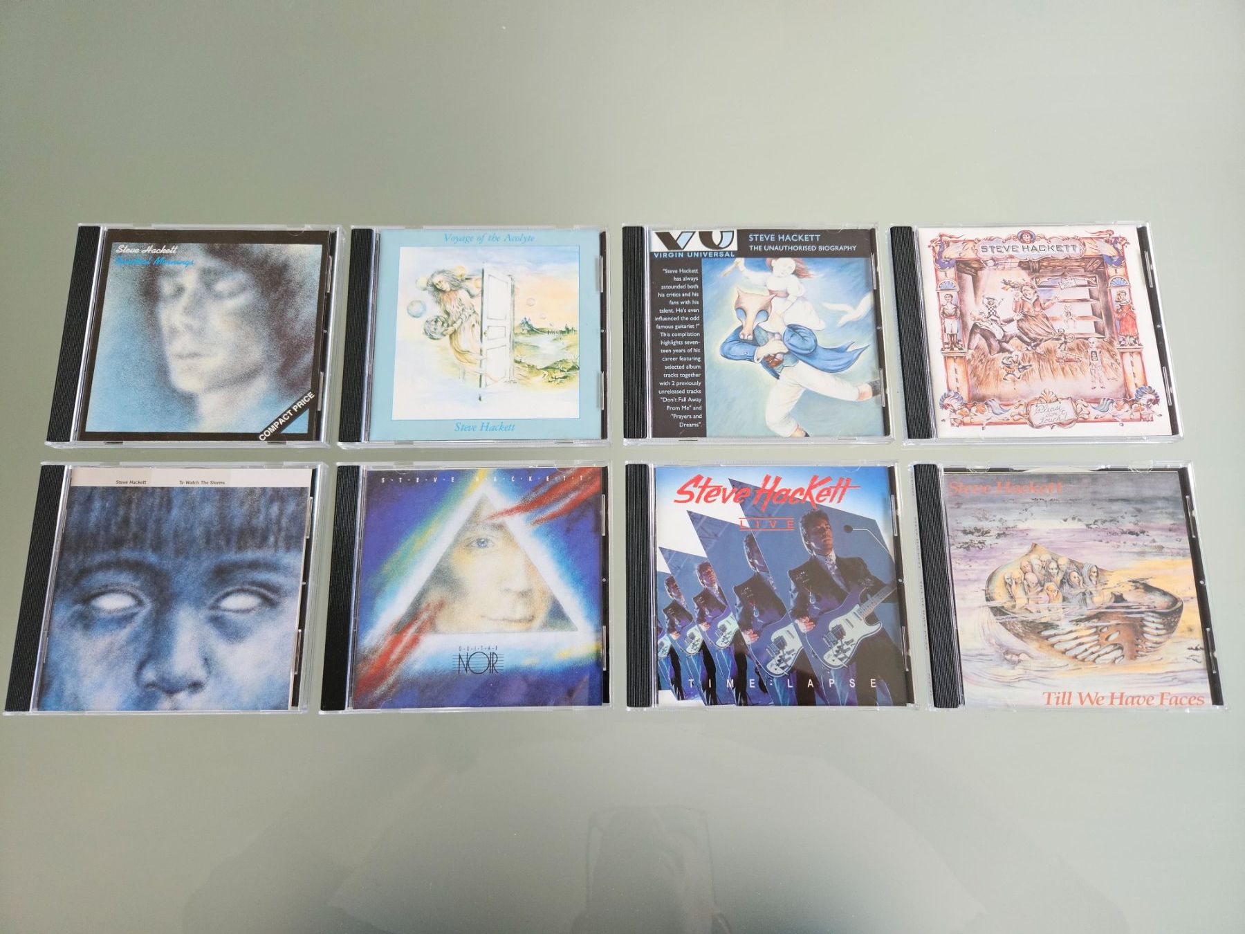CD: Steve Hackett CD Sammlung 8 CD's Prog Rock – Usato da Herzogenbuchsee venduto da zloplio72
