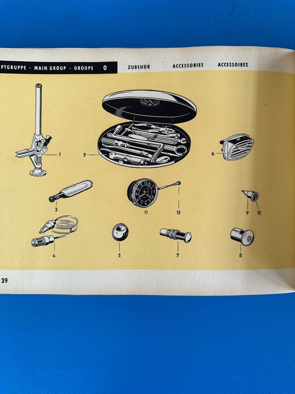 Libri: VW Käfer  Ersatzteilkatalog , Orginal , 1954 – Usato da Boswil venduto da pavo1 6